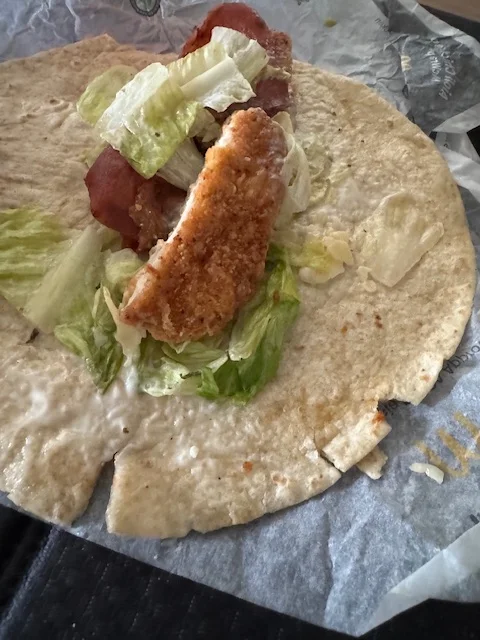 Chicken Wrap, McDonald's Rocklea