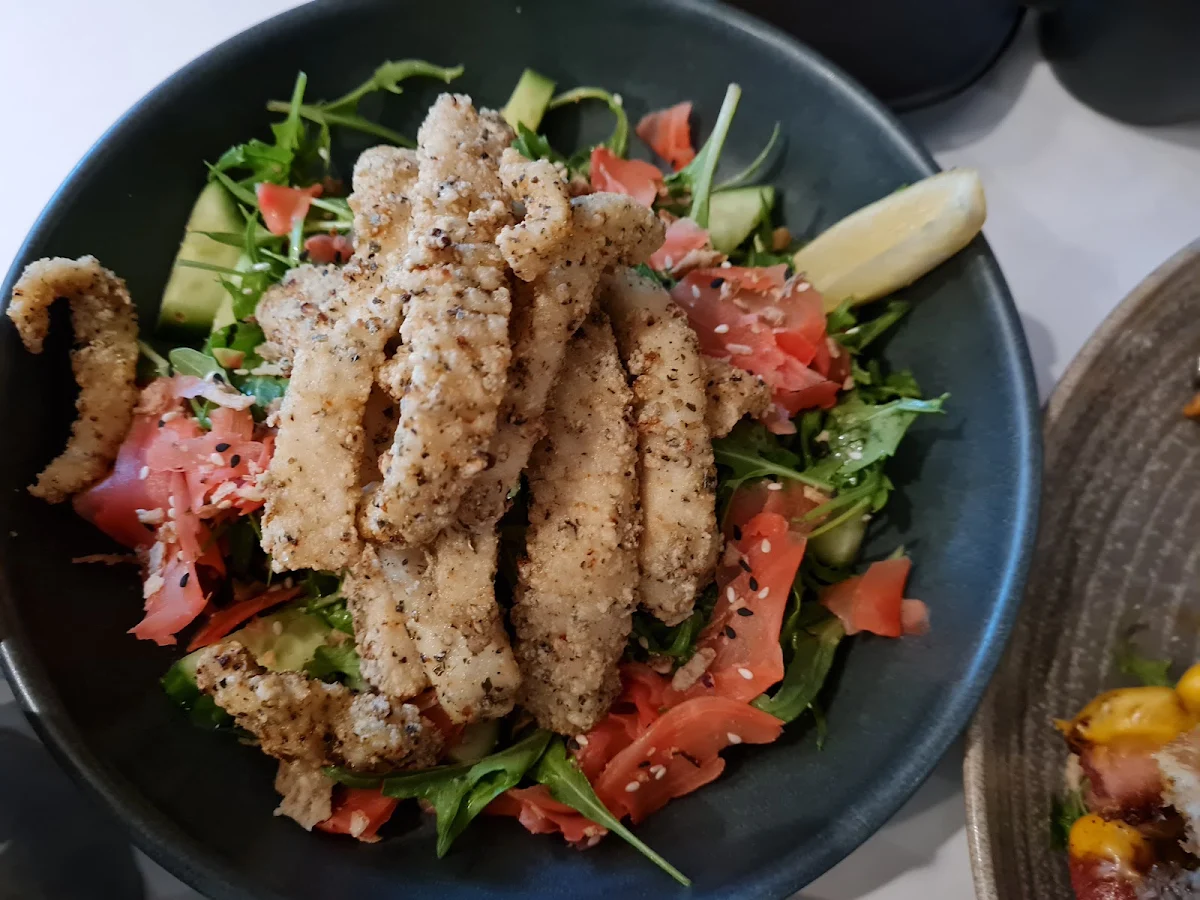 Salt & Pepper Calamari Salad