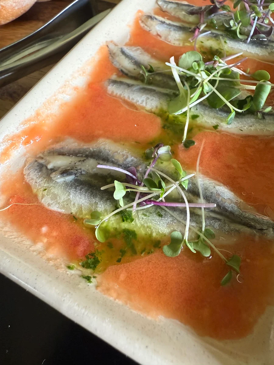 Boquerones, Lucia Tapas Garden