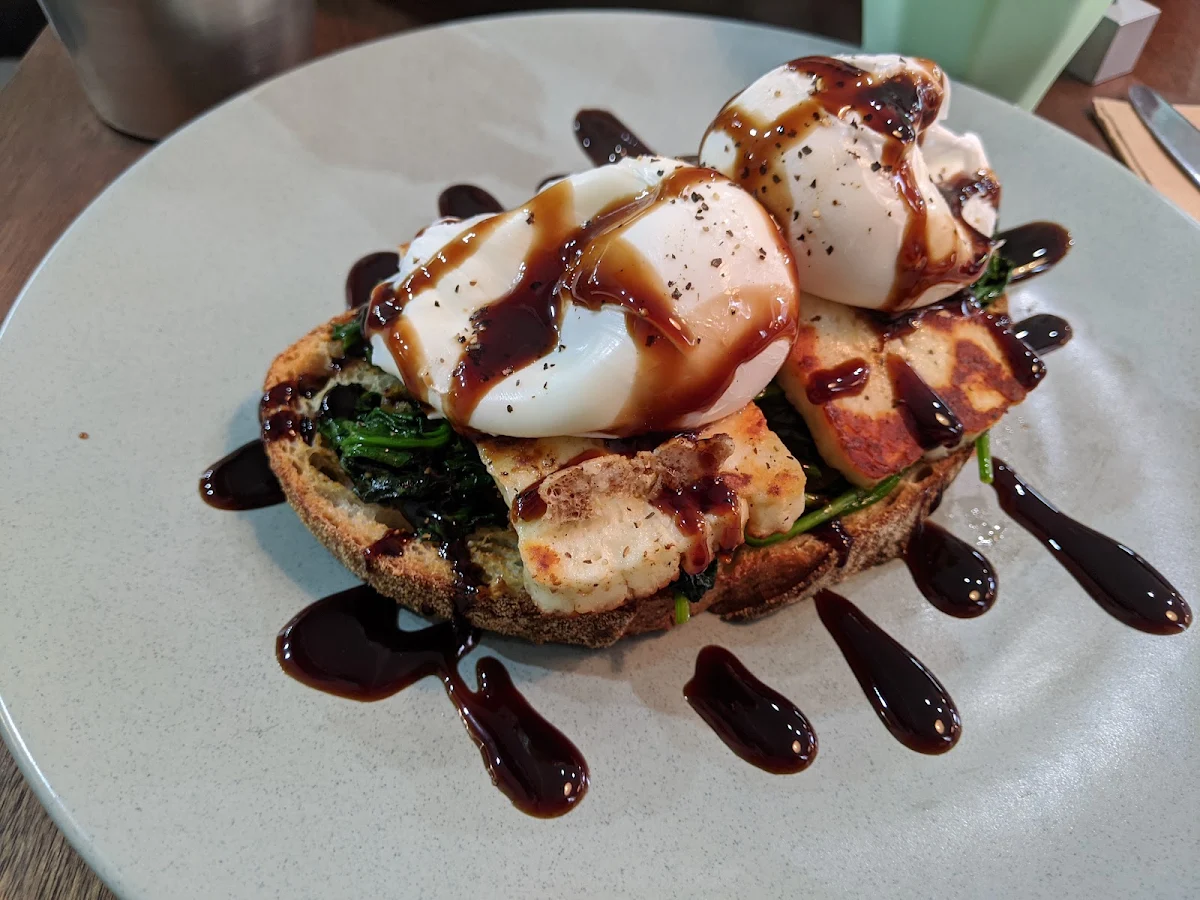 Halloumi Stack, Grounded 2050 Cafe