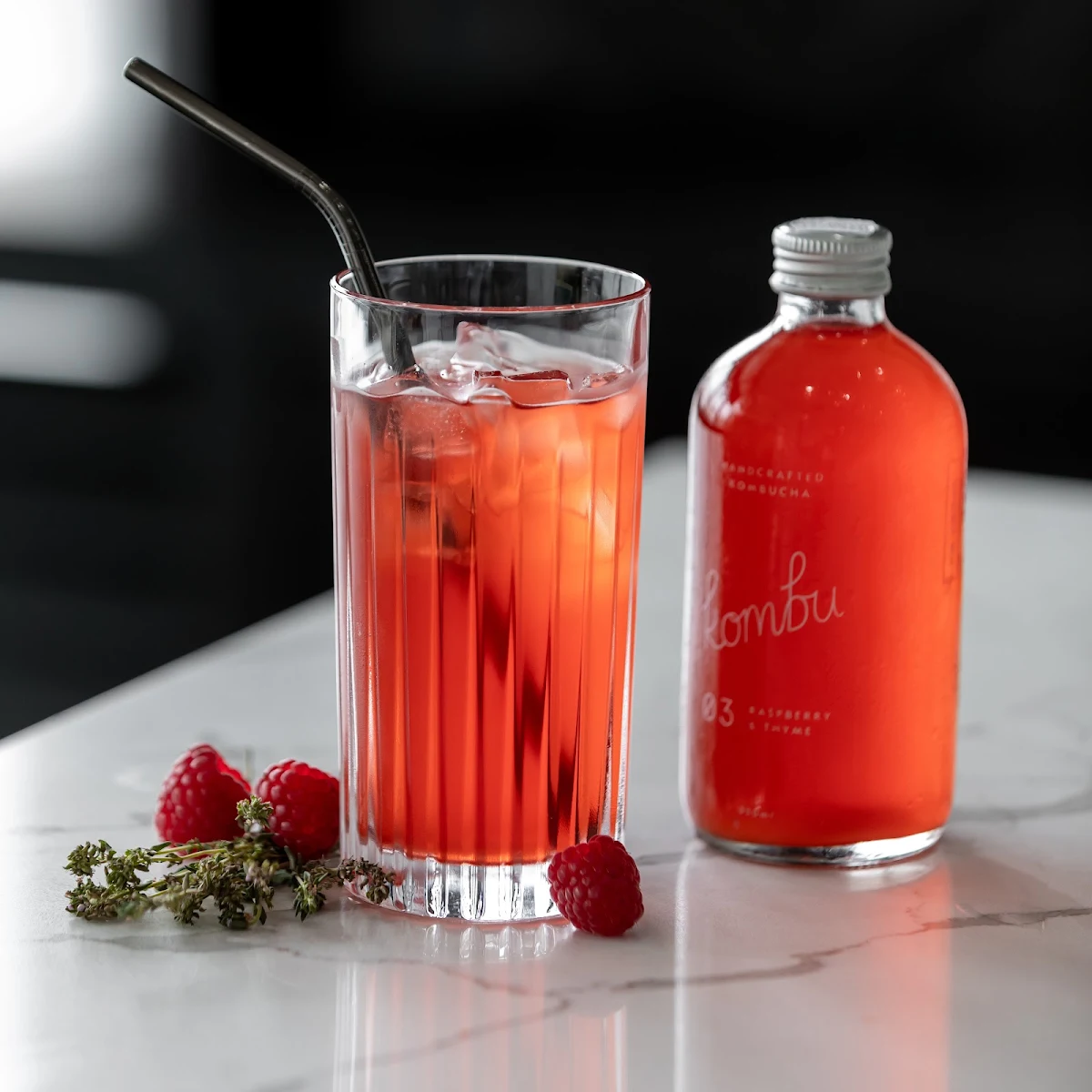 Raspberry & Thyme Kombucha, Pantry eleveneleven