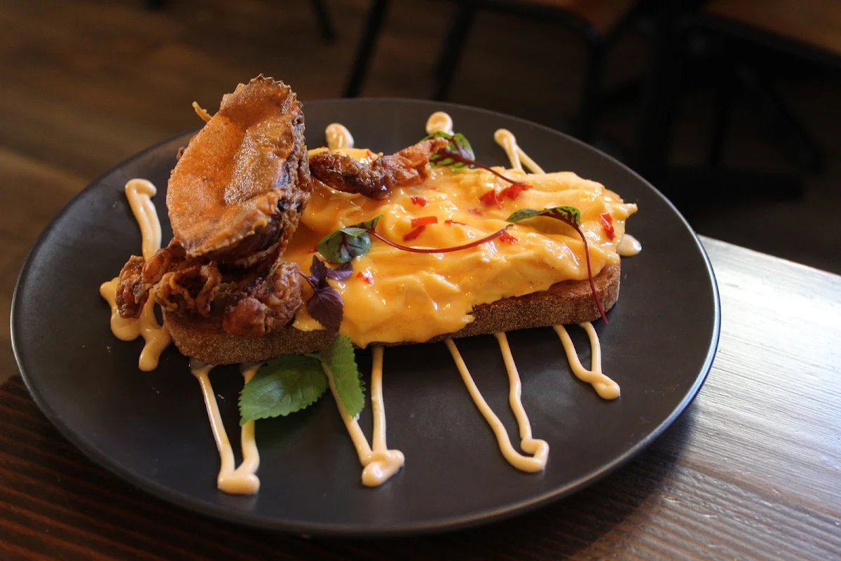 Soft Shell Crab Scrambled Eggs