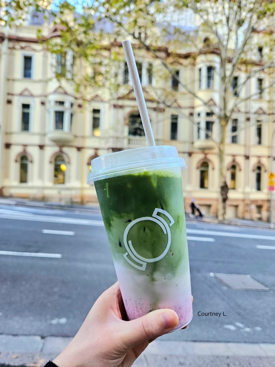 Raspberry Matcha, Envoy Cafe