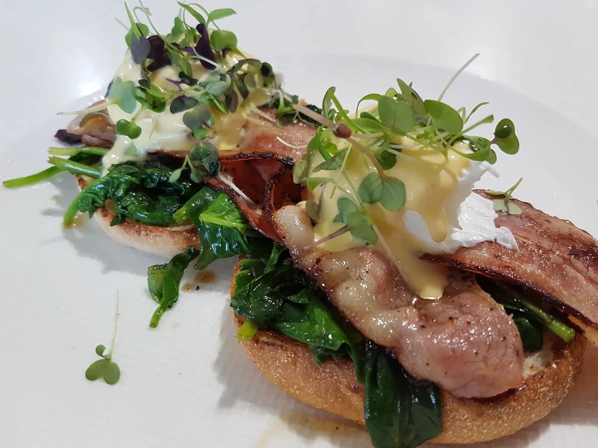 Eggs Benedict, Velocity Espresso & Bar