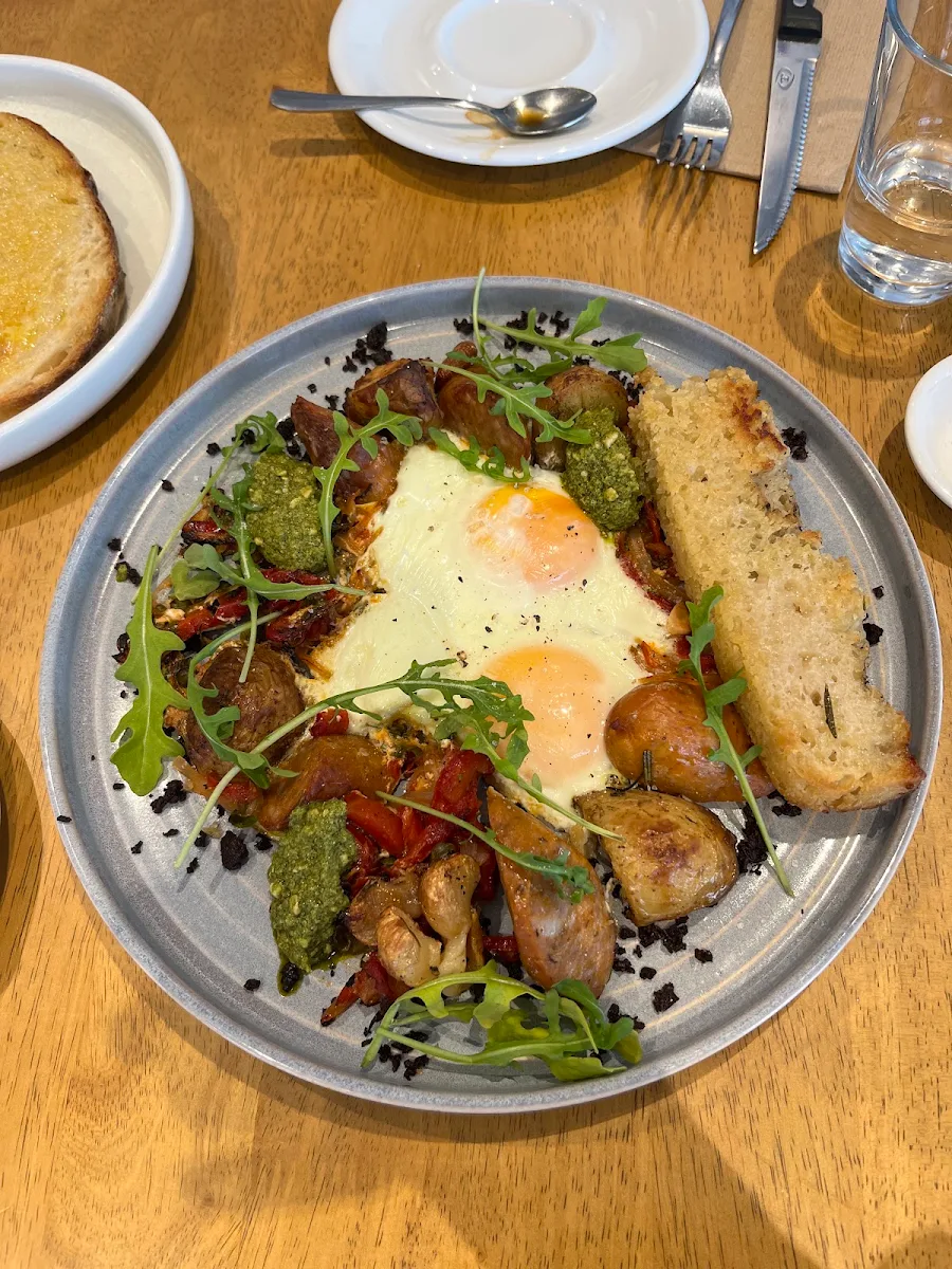 Baked Eggs, Sweetshop Specialty Coffee
