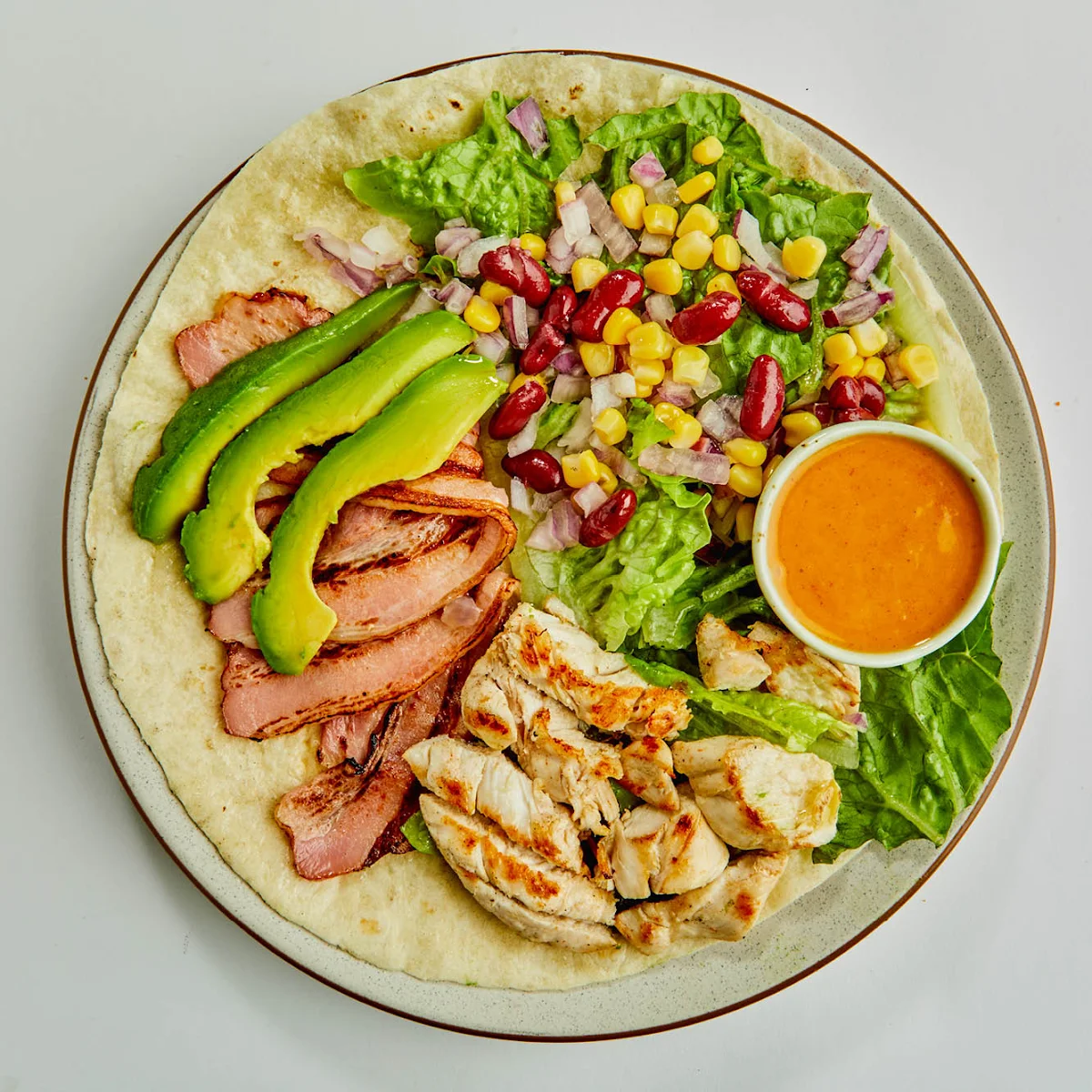 Open Wrap, Capricho Grilled Chicken - Brunswick East