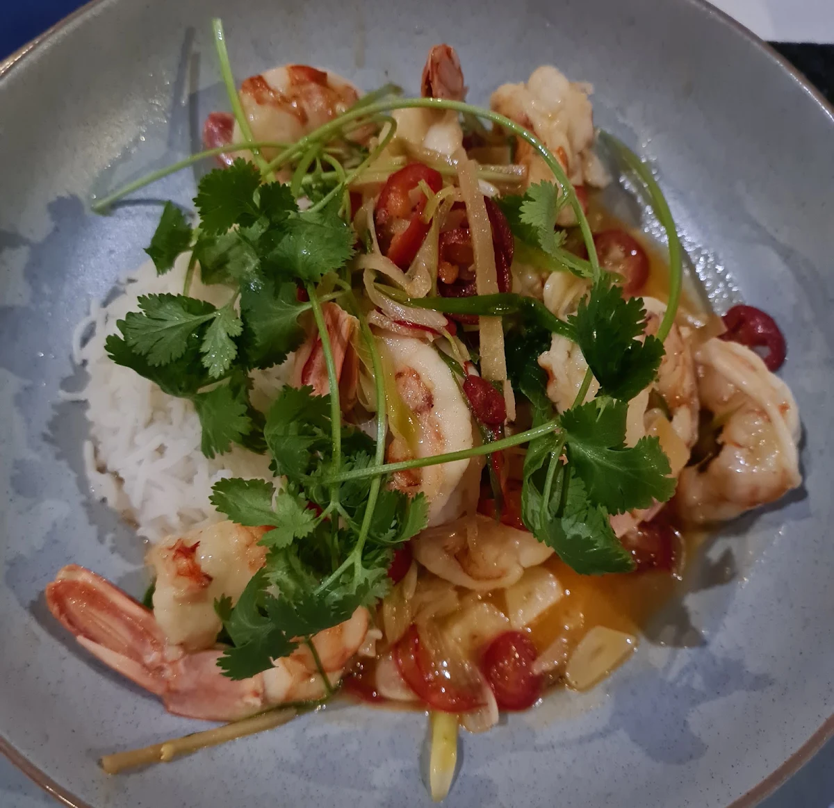 Garlic Chilli Prawns