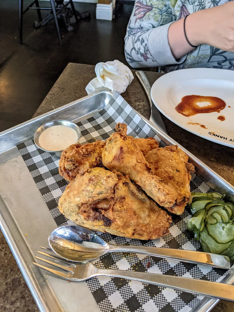 Fried Chicken, Fancy Hank's Barbecue Restaurant