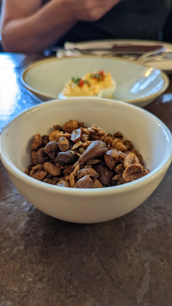 Nuts, Fancy Hank's Barbecue Restaurant