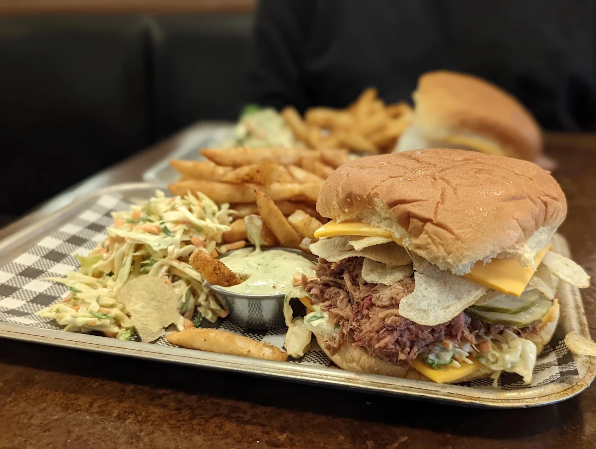 Pulled Pork Sandwich, Fancy Hank's Barbecue Restaurant
