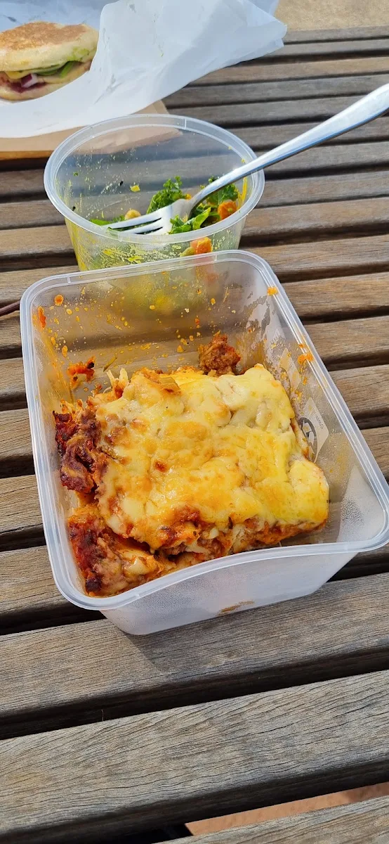 Lasagne, Swanton Organics Cafe