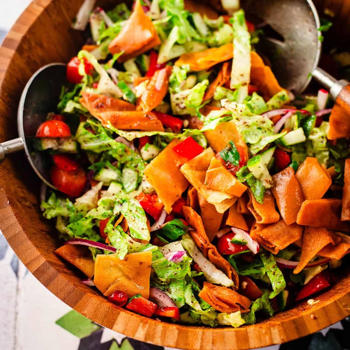 Fattoush Salad, Mashawi Beirut