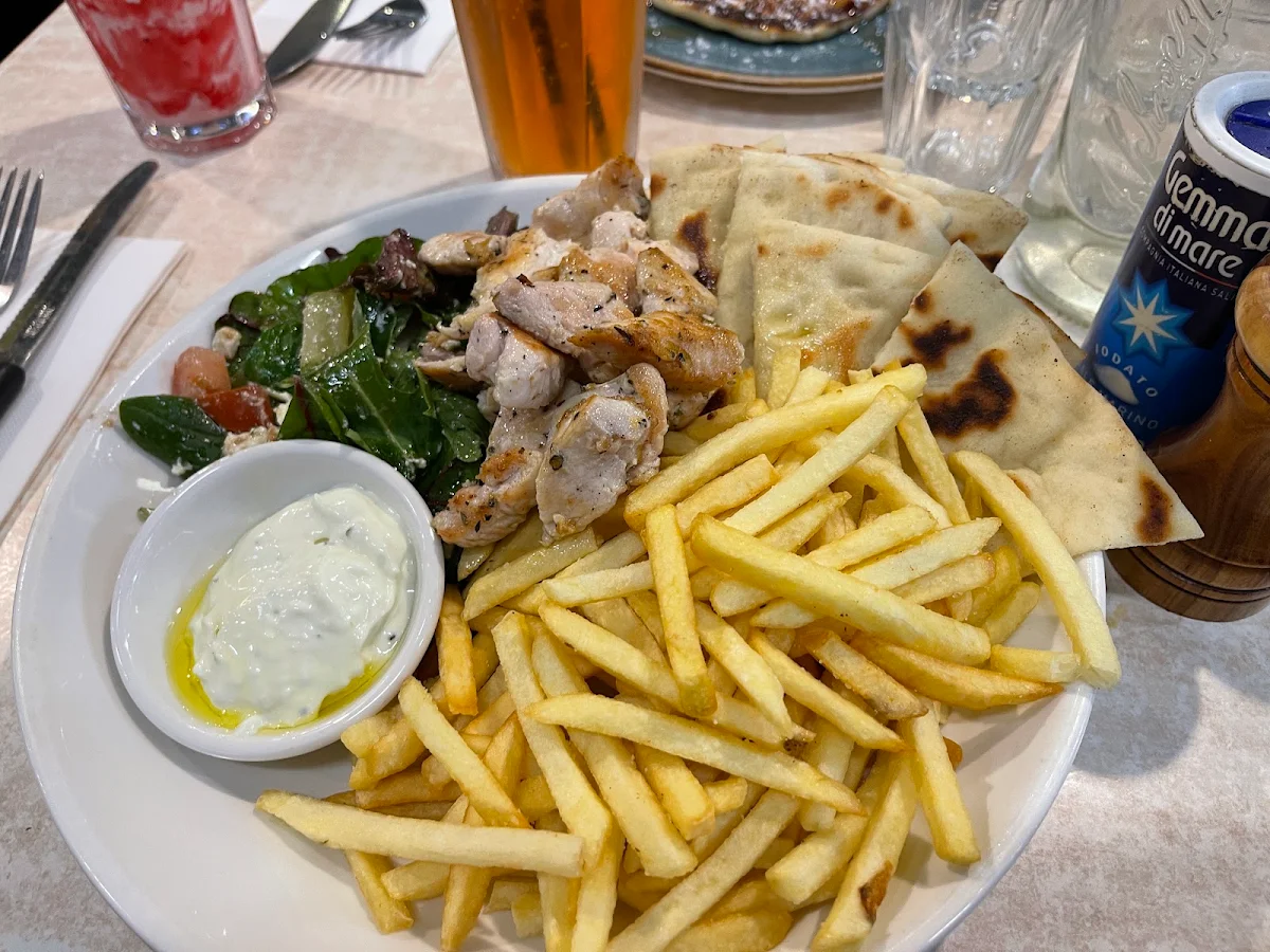 Open Lamb Souvlaki