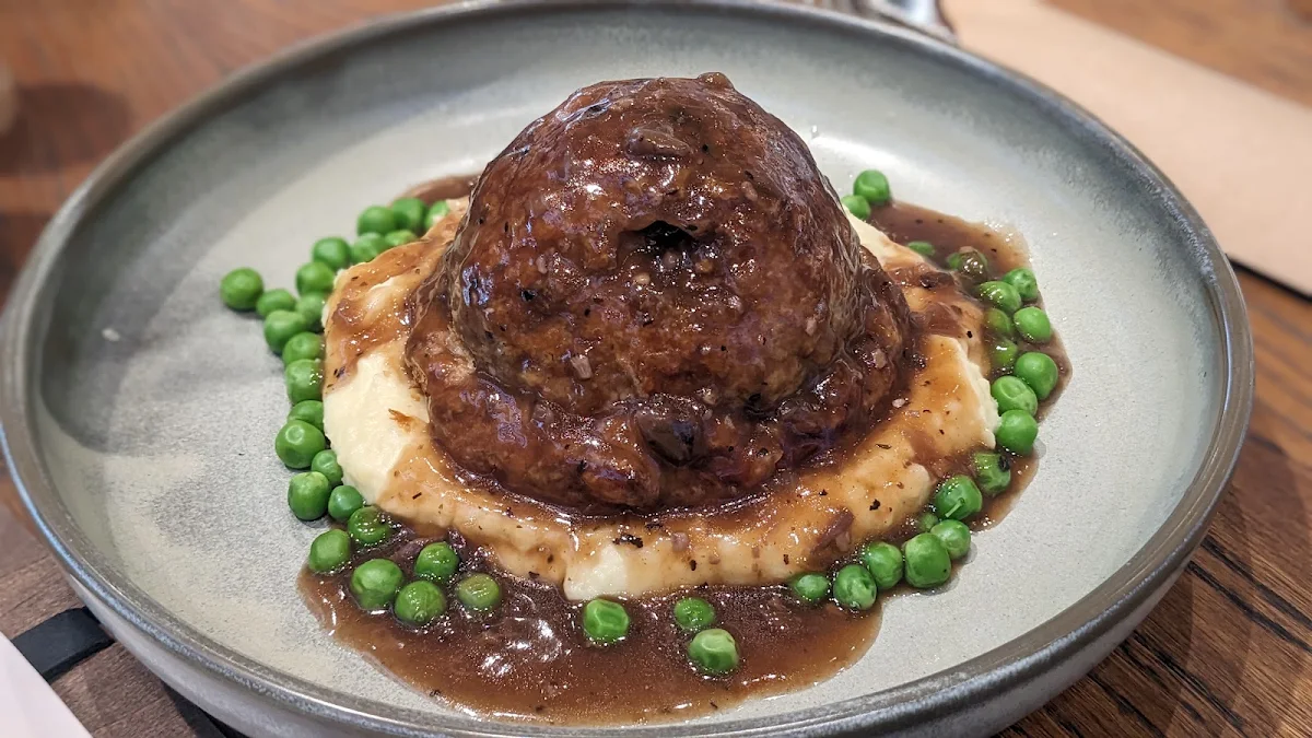 Braised Beef Cheek Pie, The Plough & Ale