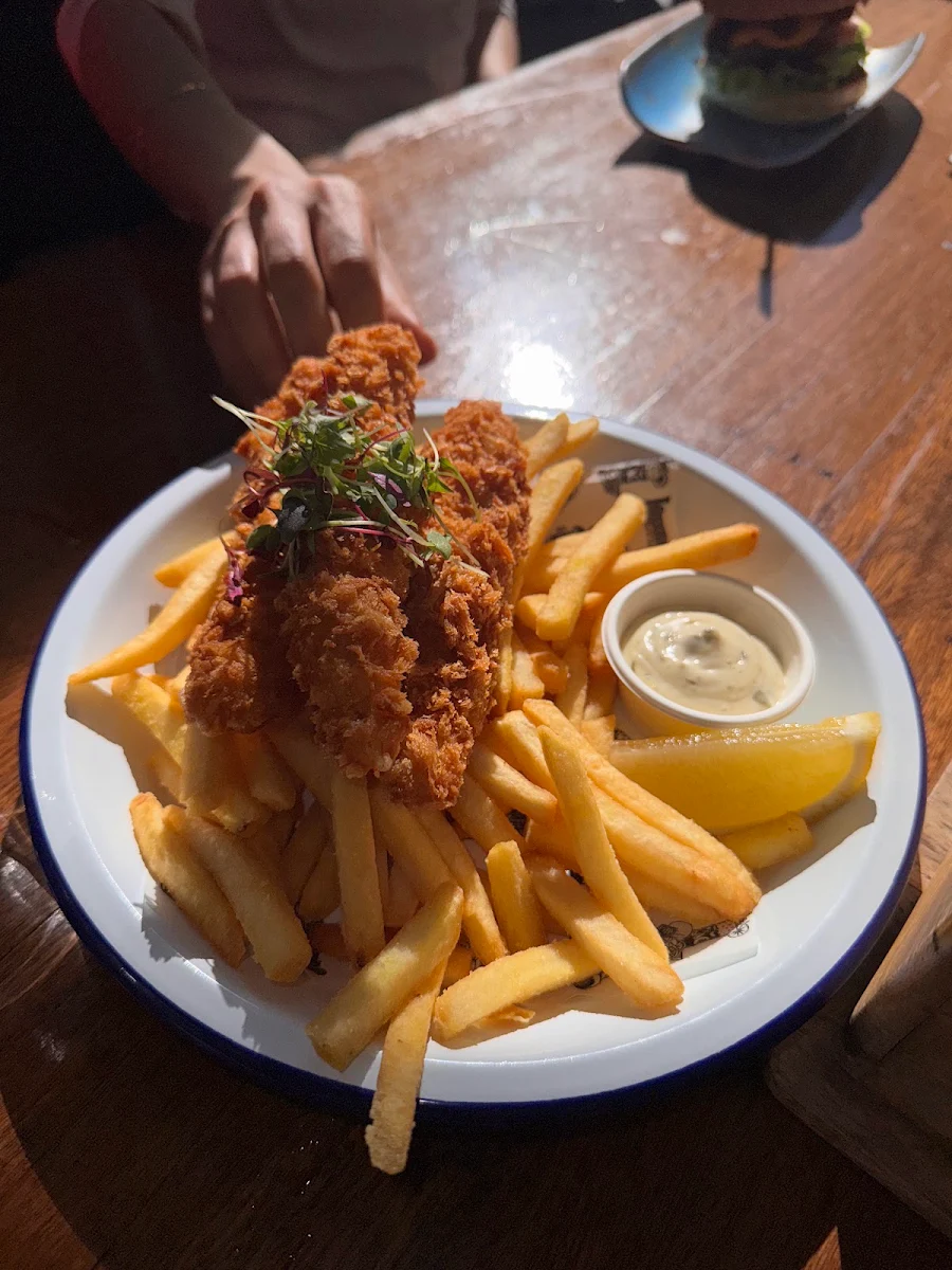 Fish & Chips, Longboards Laidback Eatery & Bar