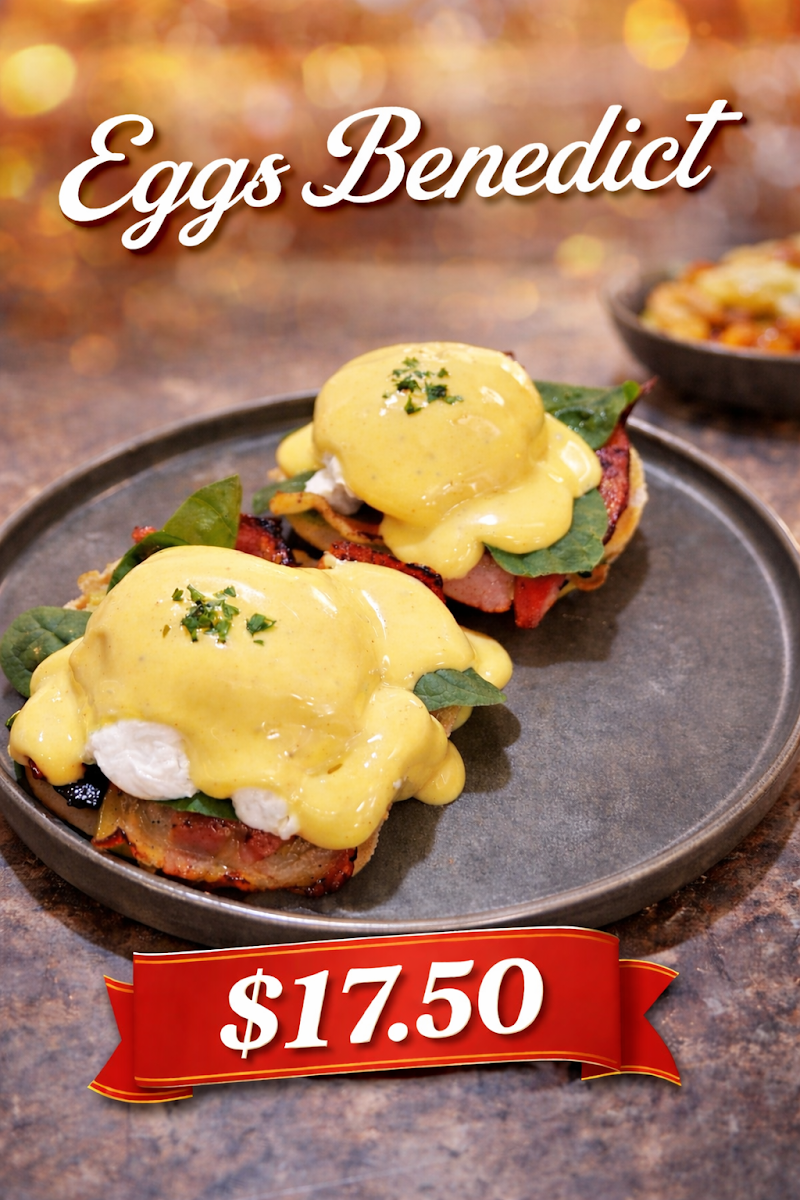 Eggs Benedict, Country Diner (Starburst Diner)