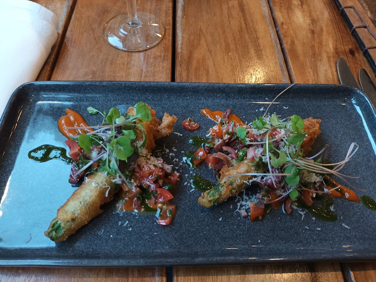 Tempura Zuchinni Flower