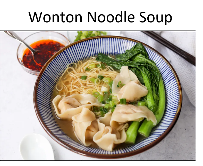Wonton Noodle Soup