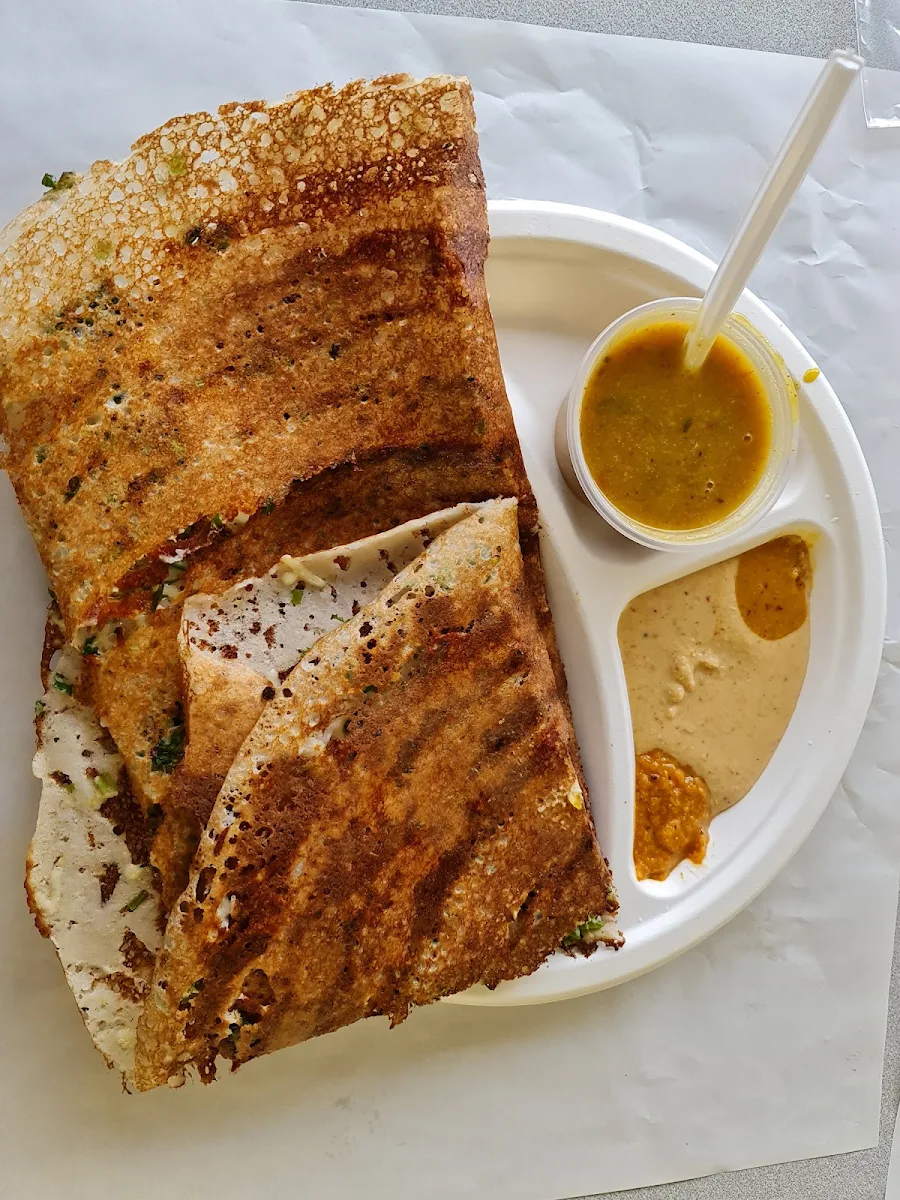 Chilly Cheese Coriander Dosa, Dosa House