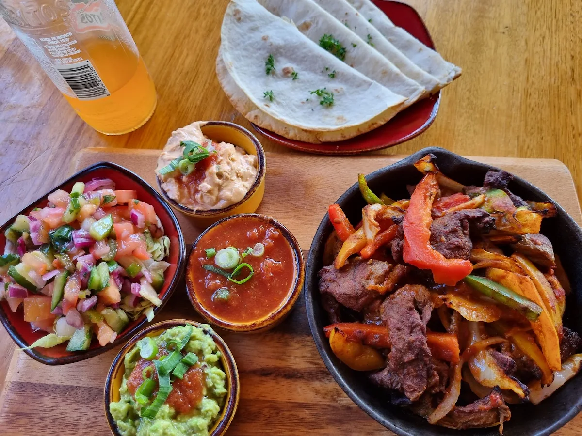 Beef Fajitas, Montezuma's Mexican Bar & Restaurant - Capalaba, QLD
