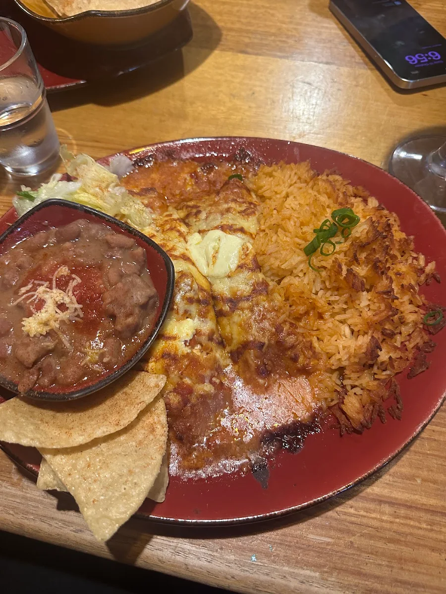 Enchilada Plate, Montezuma's Mexican Bar & Restaurant - Capalaba, QLD
