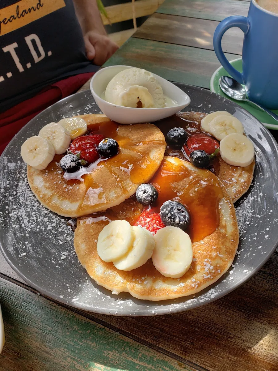 Deluxe Pancake Stack, Malt & Honey Cafe