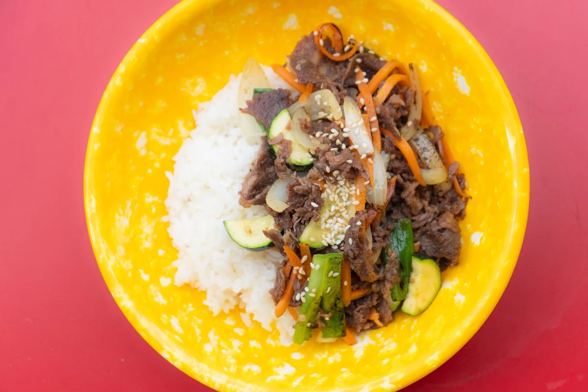 Bulgogi Sweet Soy Marinated Beef Bibimbap