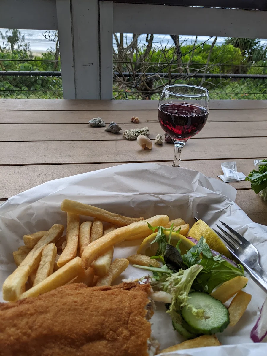 Fish Chips & Salad