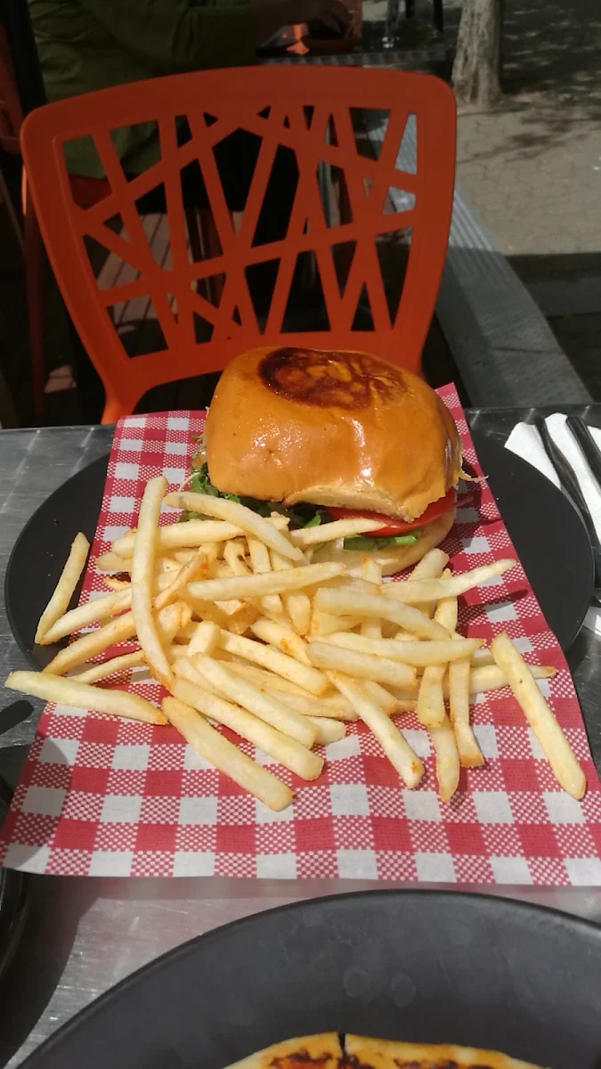 Burger and Fries