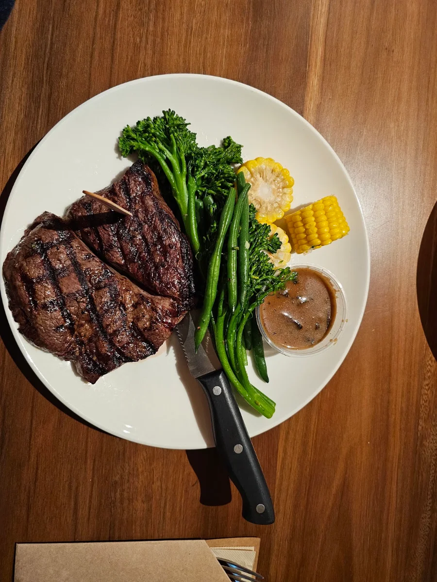 Steak and Vegetables, Pimpama Pavilion