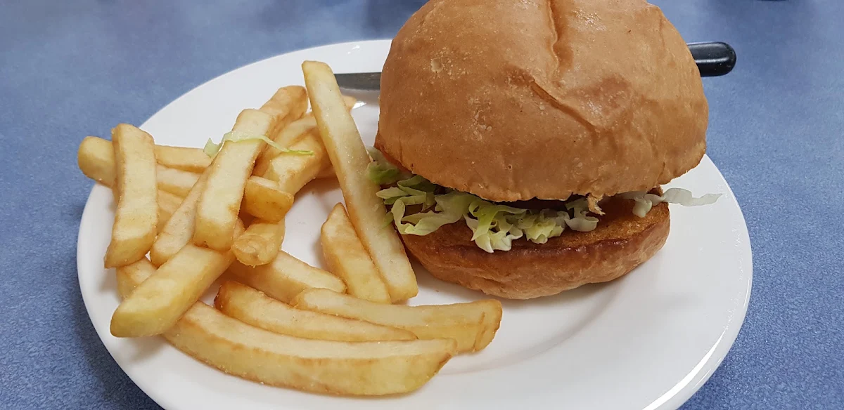 Burger and Chips