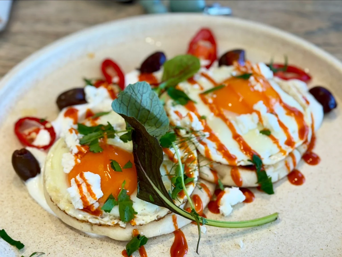 Greek Eggs, The Brook Eatery - Cherrybrook