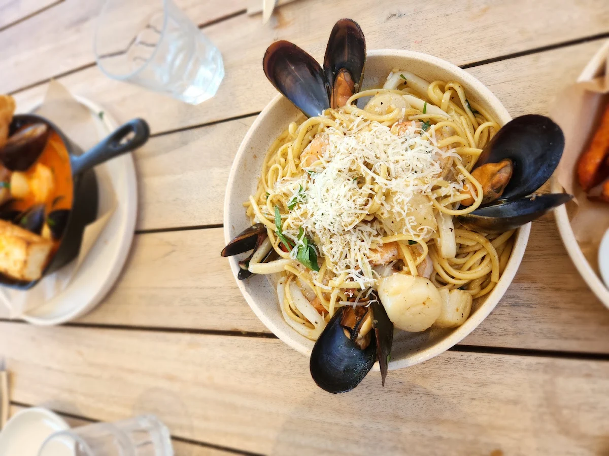 Seafood Linguine, The Brook Eatery - Cherrybrook