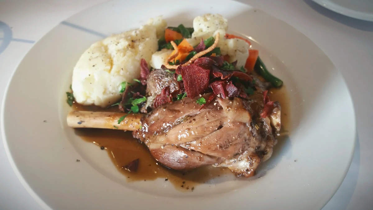 Lamb Shanks, Aquacotta italian restaurant Wood fire pizza and fresh pasta