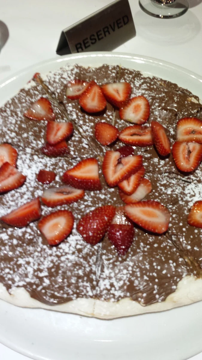Nutella & Strawberries, Aquacotta italian restaurant Wood fire pizza and fresh pasta