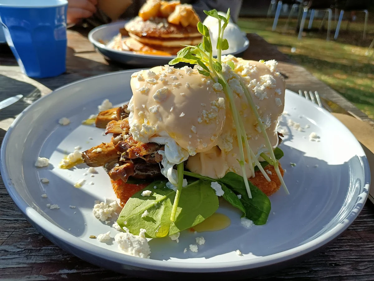 Mushroom Stack, The Mill House Cafe