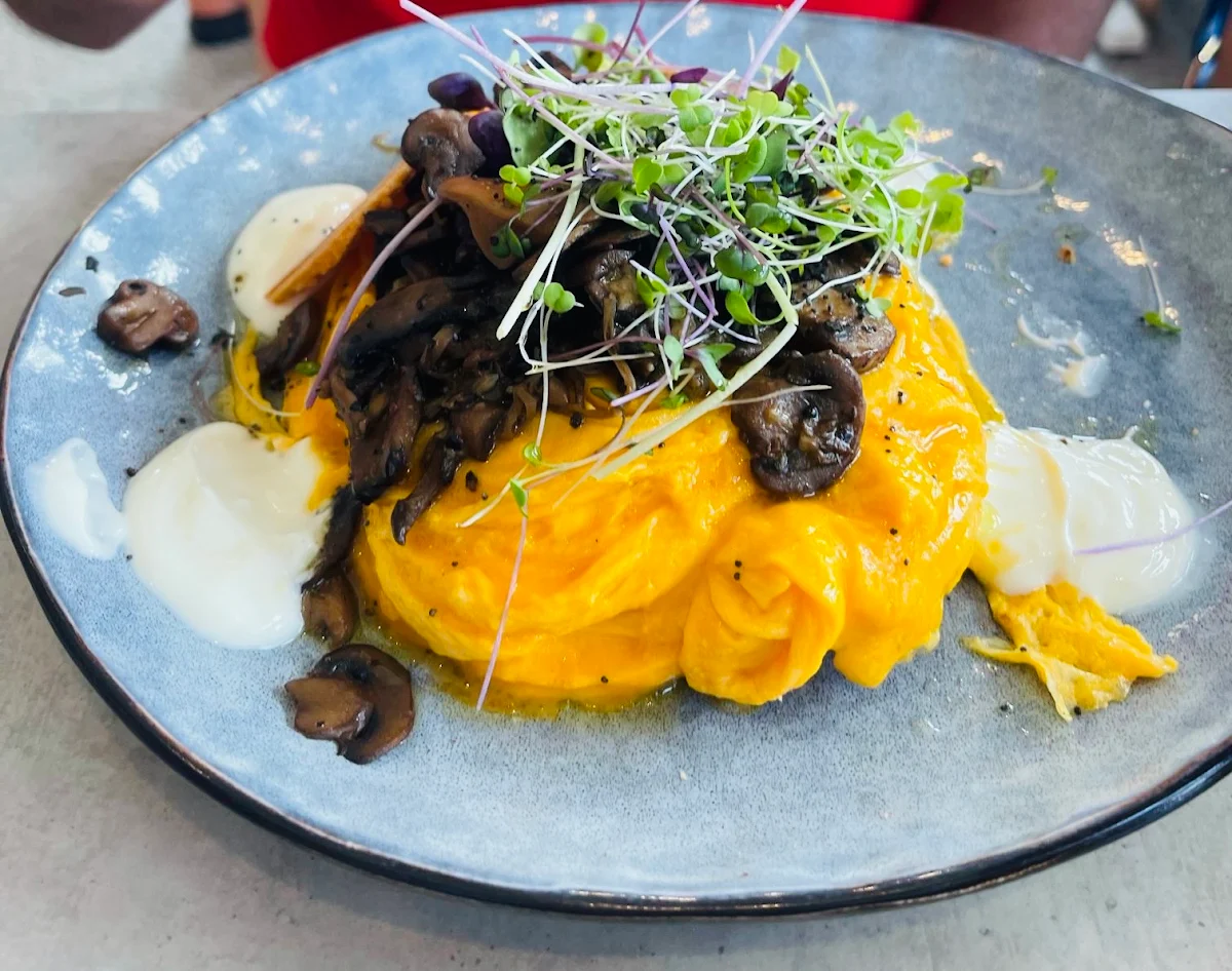 Chilli Scrambled Eggs, Secret Grounds Cafe Doncaster
