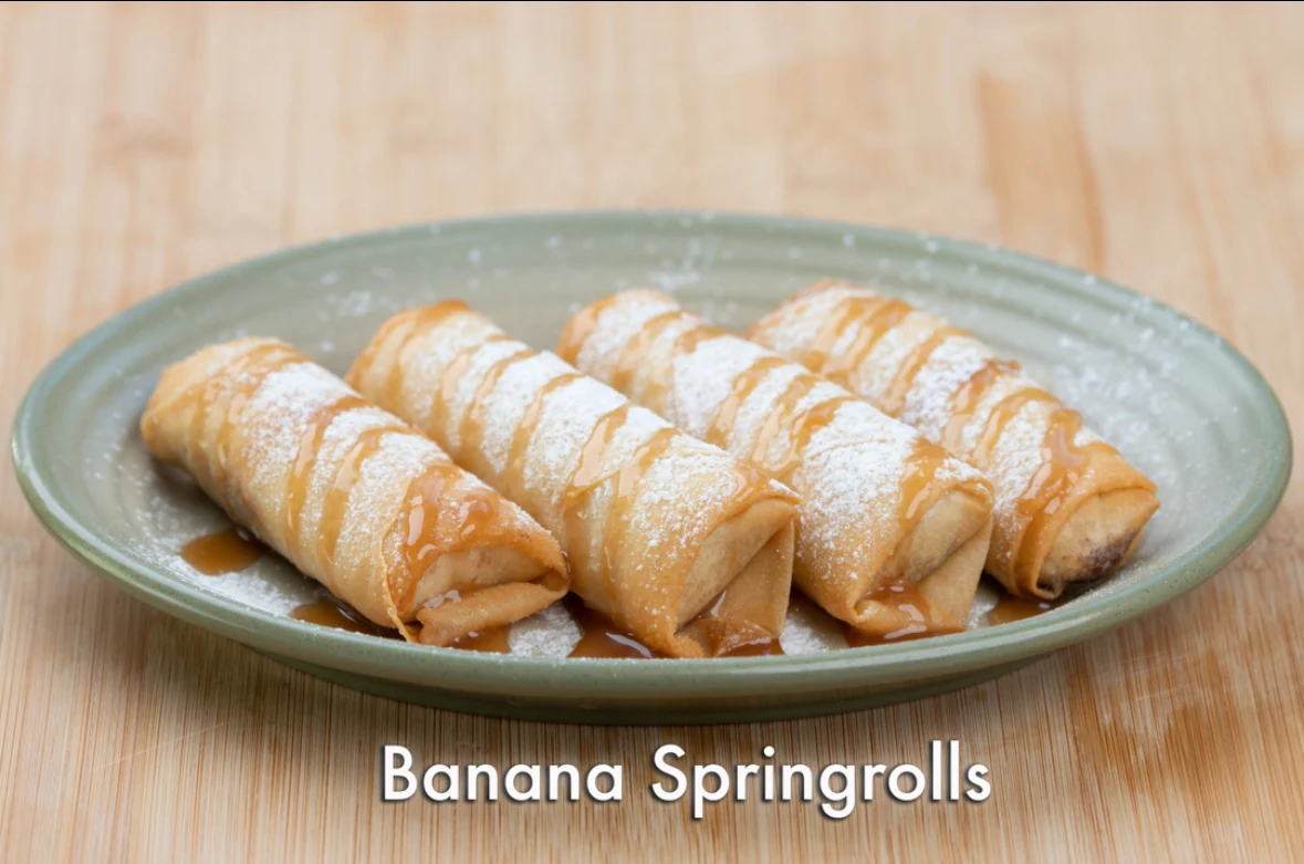 Banana Springrolls, Jinee's Kitchen