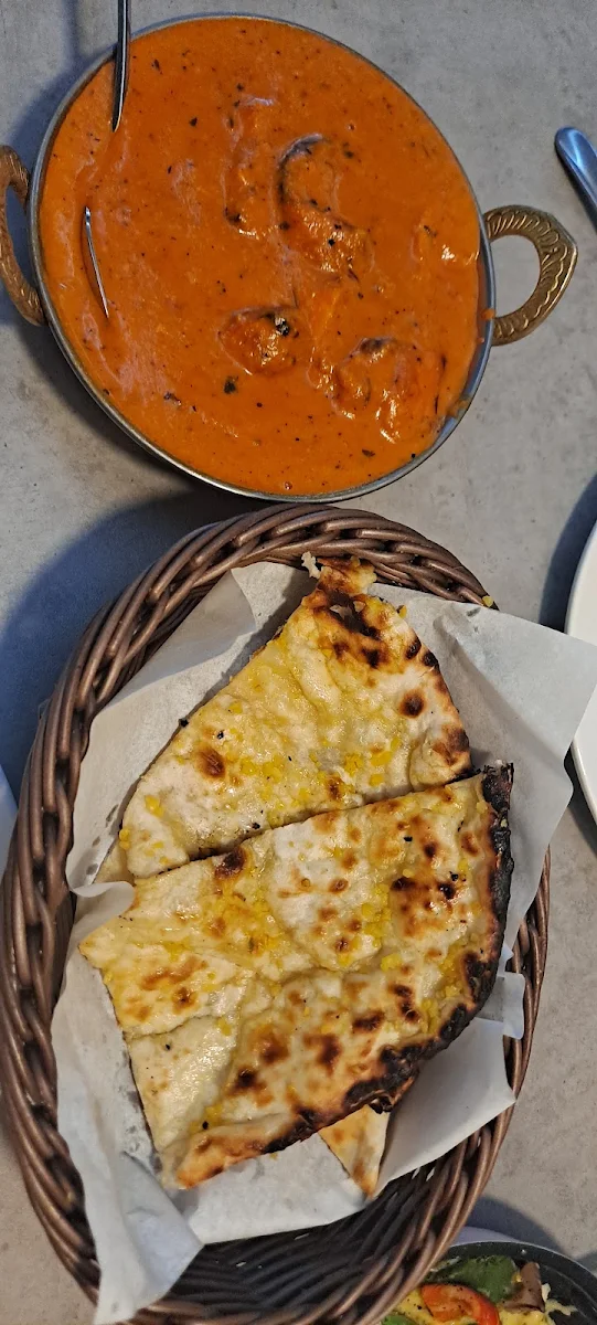 Goat Curry Rice and Naan
