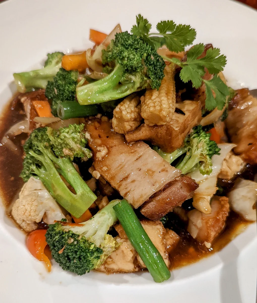 Stir Fried Crispy Pork With