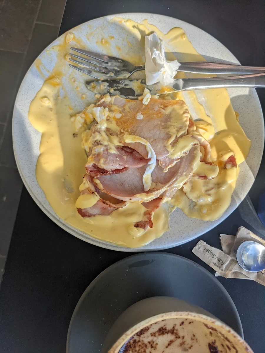 Eggs Benedict, Jamaica Blue Fiona Stanley Hospital