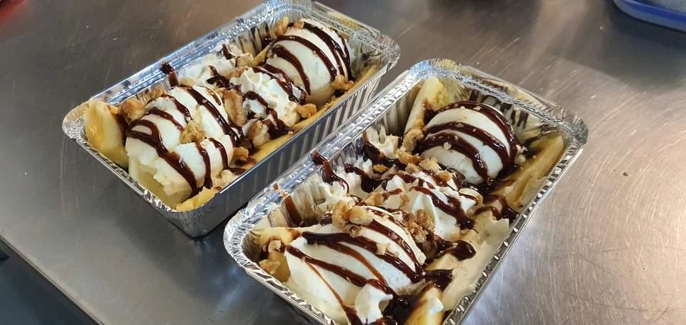 Banana Split, My Pizza Pizza Diner Hillcrest