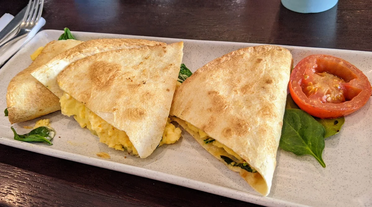 Chili Scrambled Egg Flatgrill, The Coffee Club Café - The Strand Townsville