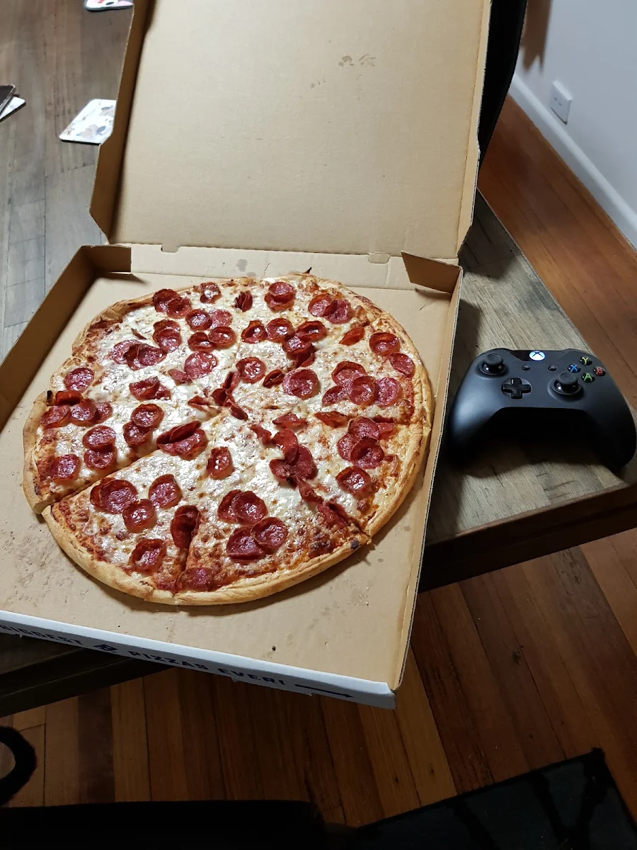Pepperoni Pizza Largest