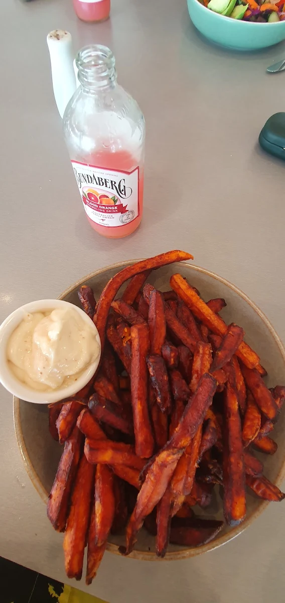 Sweet Potato Chips with Aioli