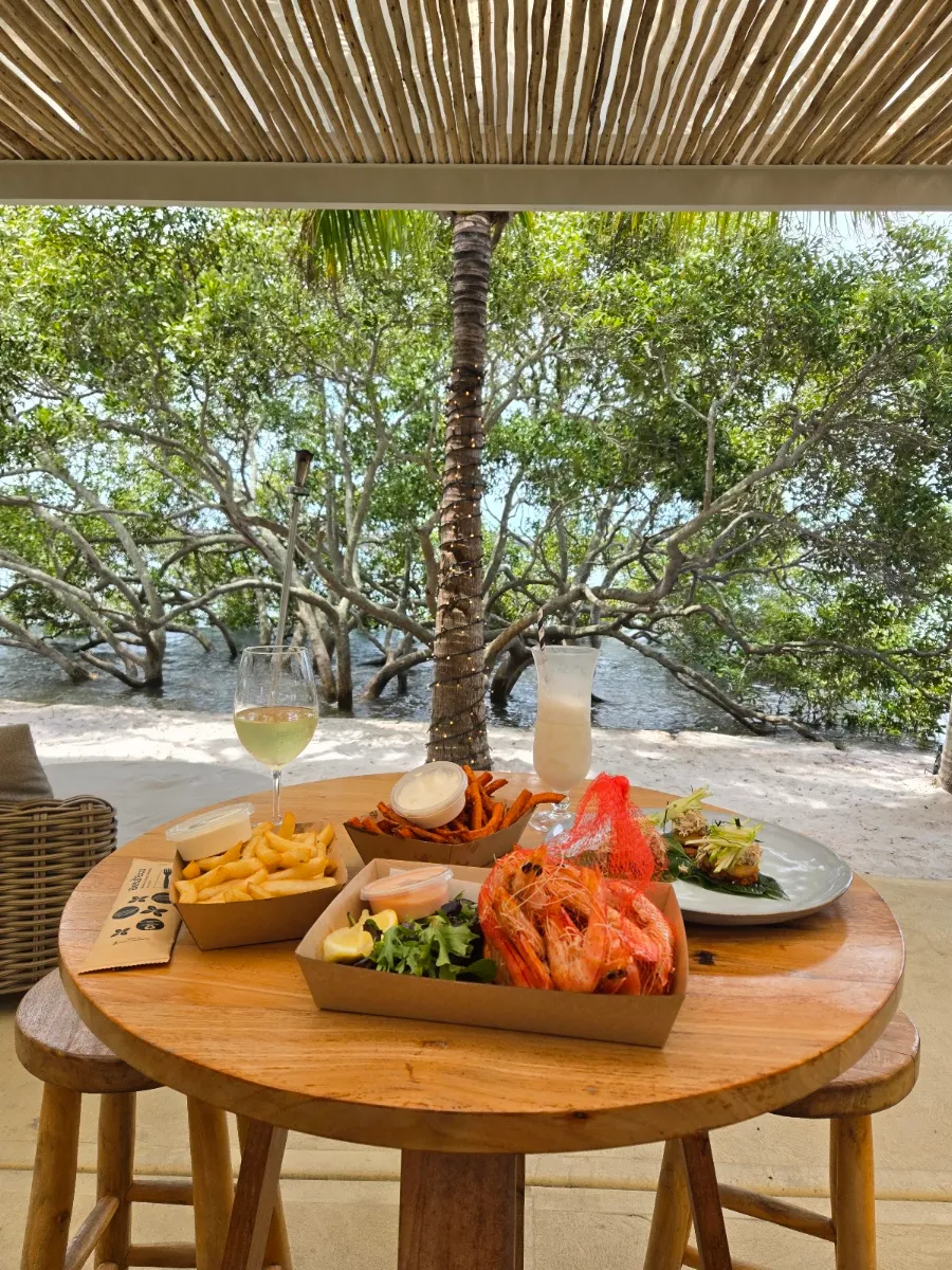 Prawns, Oyster Shed Beach Club