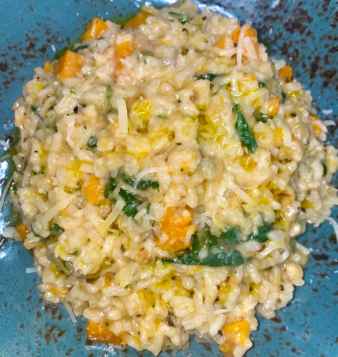 Sage & Pumpkin Risotto, Oh Happy Day Pizza & Wine