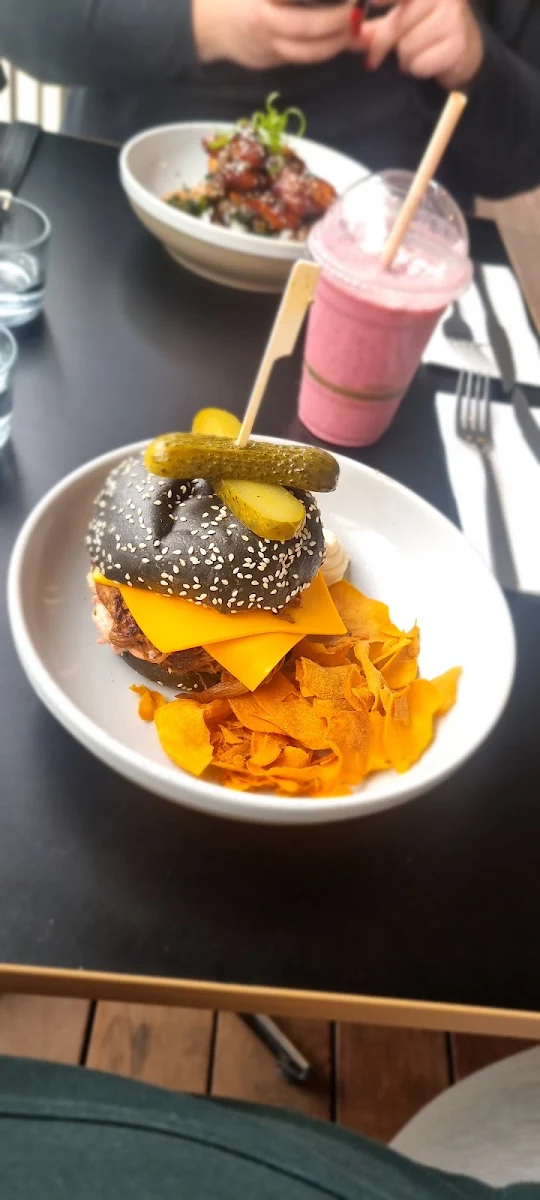 Beef Brisket Burger, Tancks Corner