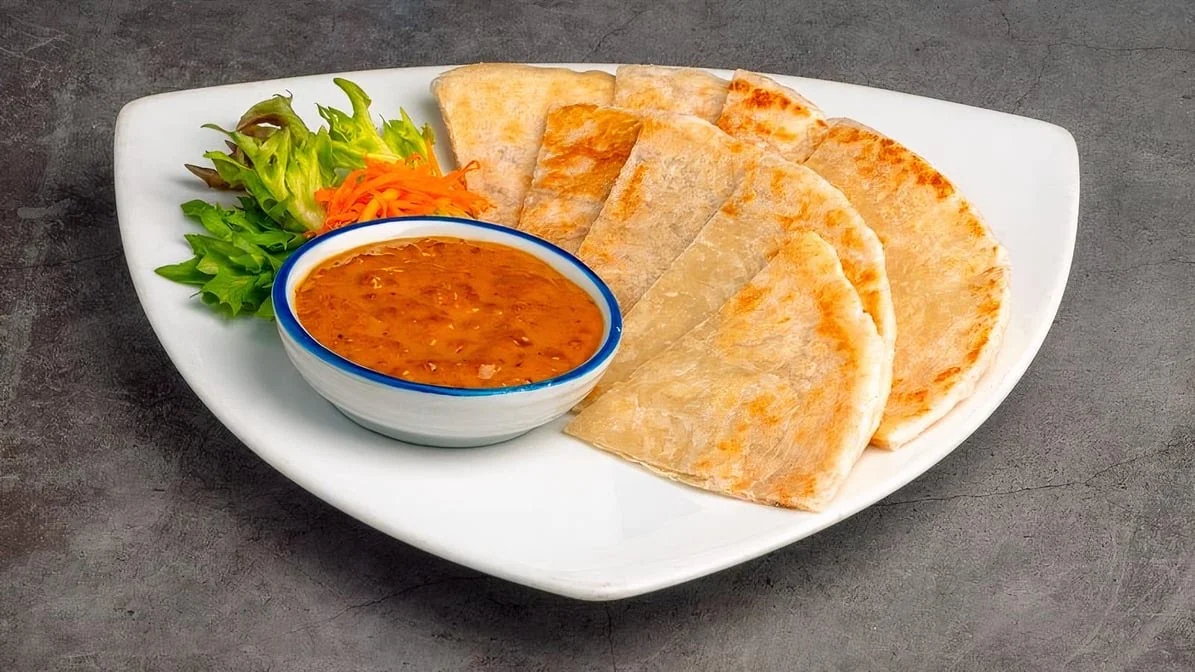 Roti with Peanut Sauce