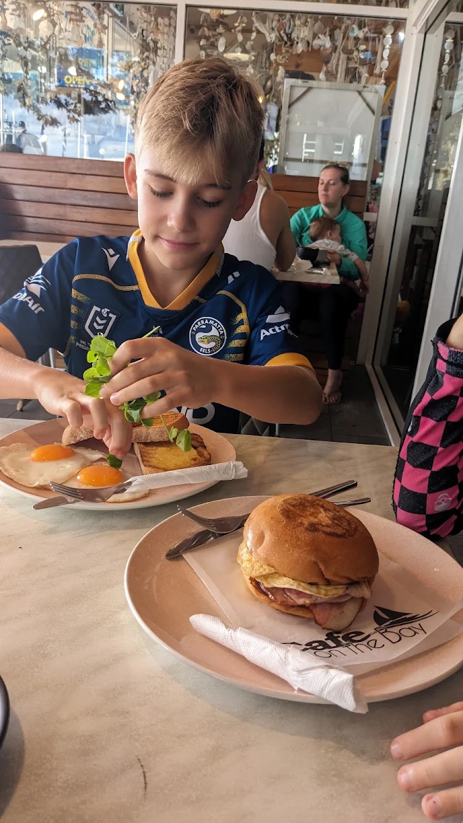 Bacon and Egg Roll, Cafe On the Bay